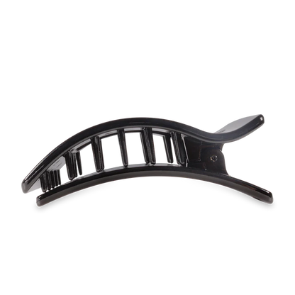 “TELETIES large flat rectangle clip for thick hair”

“No-snag hair clip with strong hold for long hair”

“Flat-back comfortable claw clip by TELETIES”

