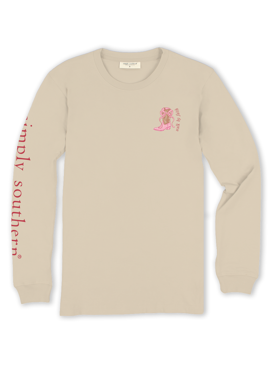 Walk by Faith Simply Southern Long Sleeve T-shirt