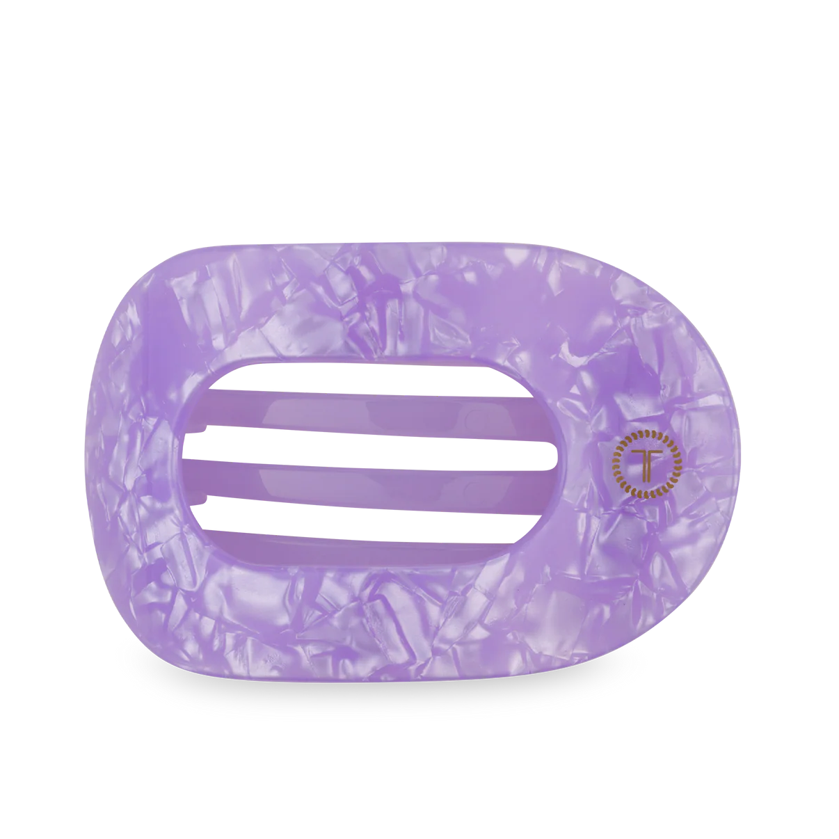 Large Flat Round Teleties Clip