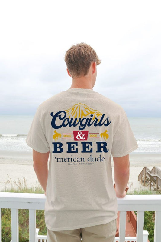 Cowgirls and Beer Simply Southern T-shirt