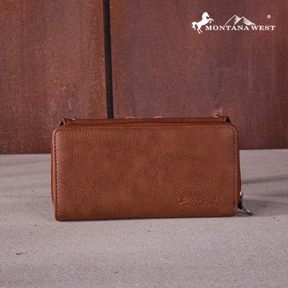 Montana West Feather Collection Wallet