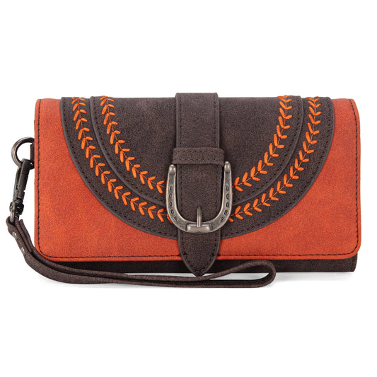 Montana West Buckle Collection Wallet