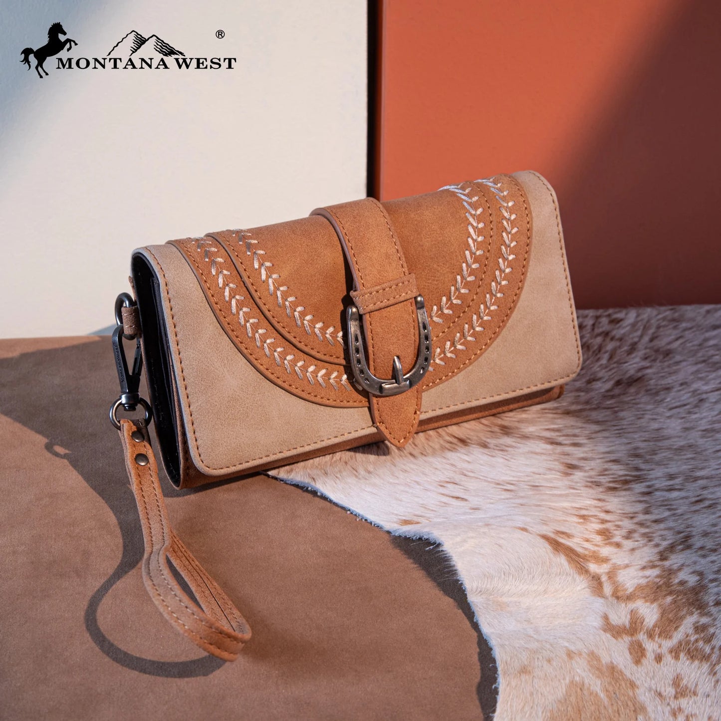 Montana West Buckle Collection Wallet