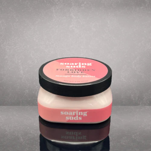 Forbidden Love Mango Body Butter | Romantic Wild Strawberry & Jasmine Scented Whipped Butter
