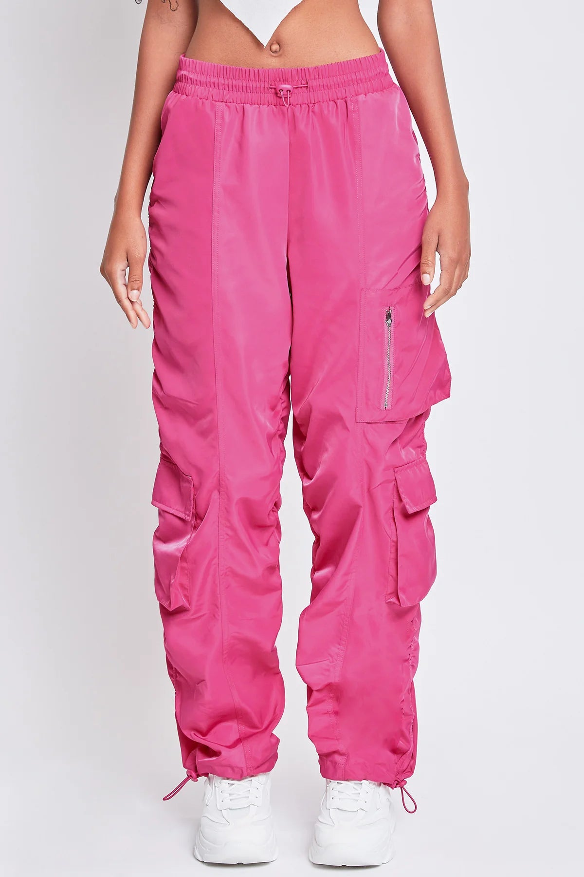 JUNIOR LIGHTS CAMERA ACTION CARGO JOGGERS PINK YMI