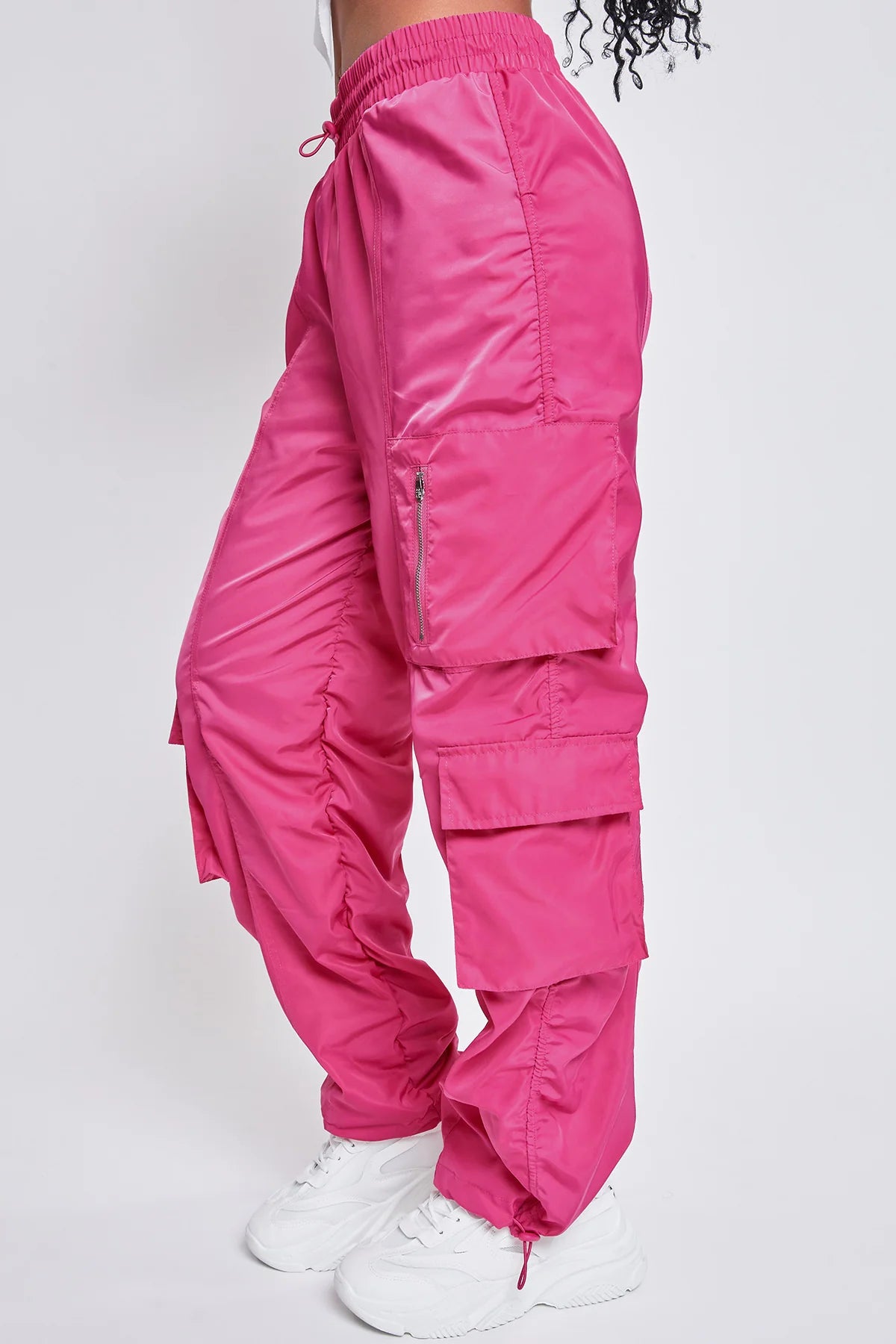 JUNIOR LIGHTS CAMERA ACTION CARGO JOGGERS PINK YMI