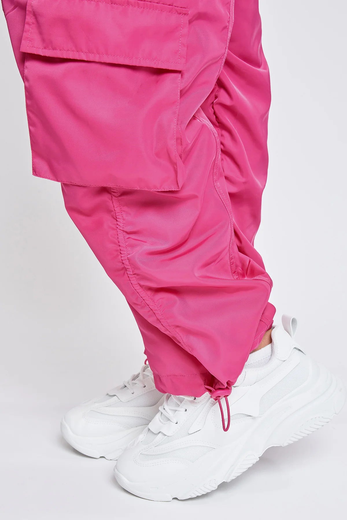 JUNIOR LIGHTS CAMERA ACTION CARGO JOGGERS PINK YMI