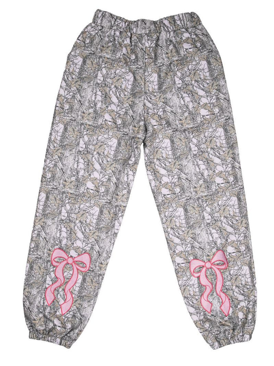 “Camo & Bow Lounge Jogger” – Playful Camo Sweatpants with Feminine Bow Detail by Simply southern
