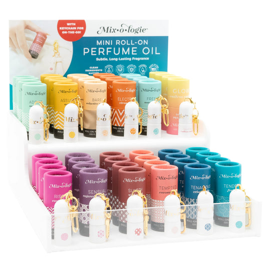 Mixologie Mini Roll-On Perfume Oil | Keychain Rollerball Fragrance