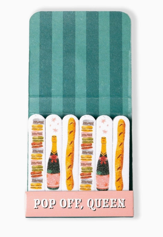 On a Tear Matchbook Nail Files – Tearaway Travel Nail File Set