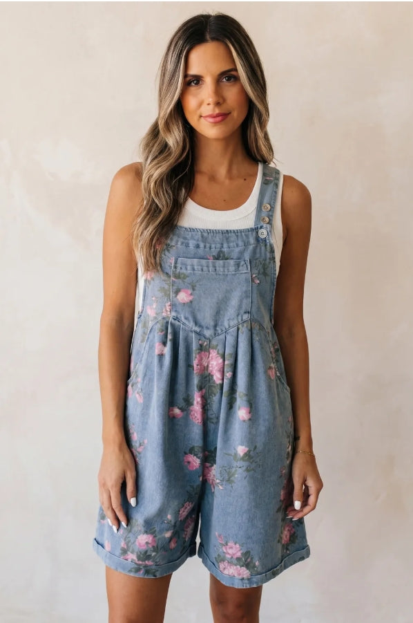 Vintage Bloom Relaxed Romper