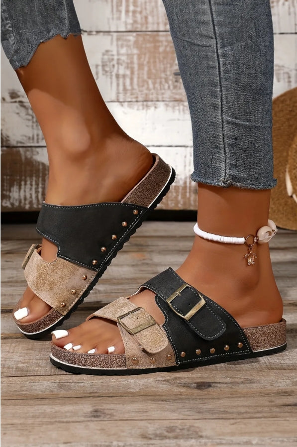 Coastal Comfort Double Buckle Sandals