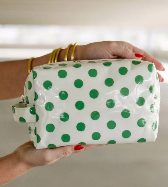 ~PREORDER ~ Polka Dot PVC Makeup Bag ~PREORDER ~