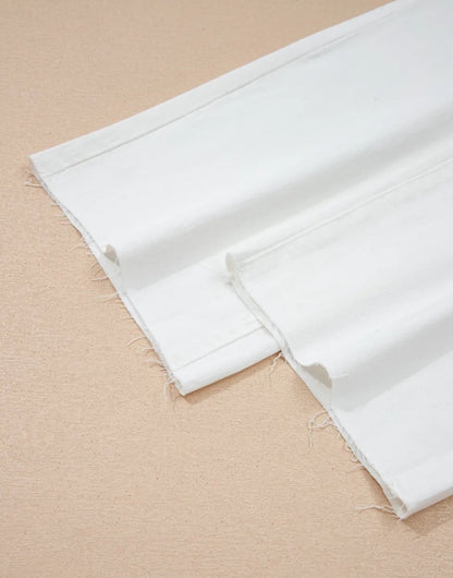 ~PREORDER ~ White Raw Hem Ankle Straight Jeans ~PREORDER ~