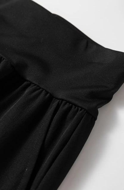 ~PREORDER ~ Black High Waist Cargo Jogger Pants ~PREORDER ~