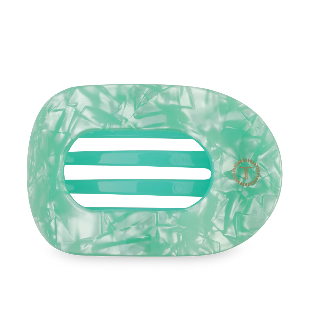 Large Flat Round Teleties Clip