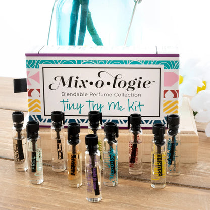 MIX•O•LOGIE Tiny Try Me Kit | Blendable Perfume Sampler Set
