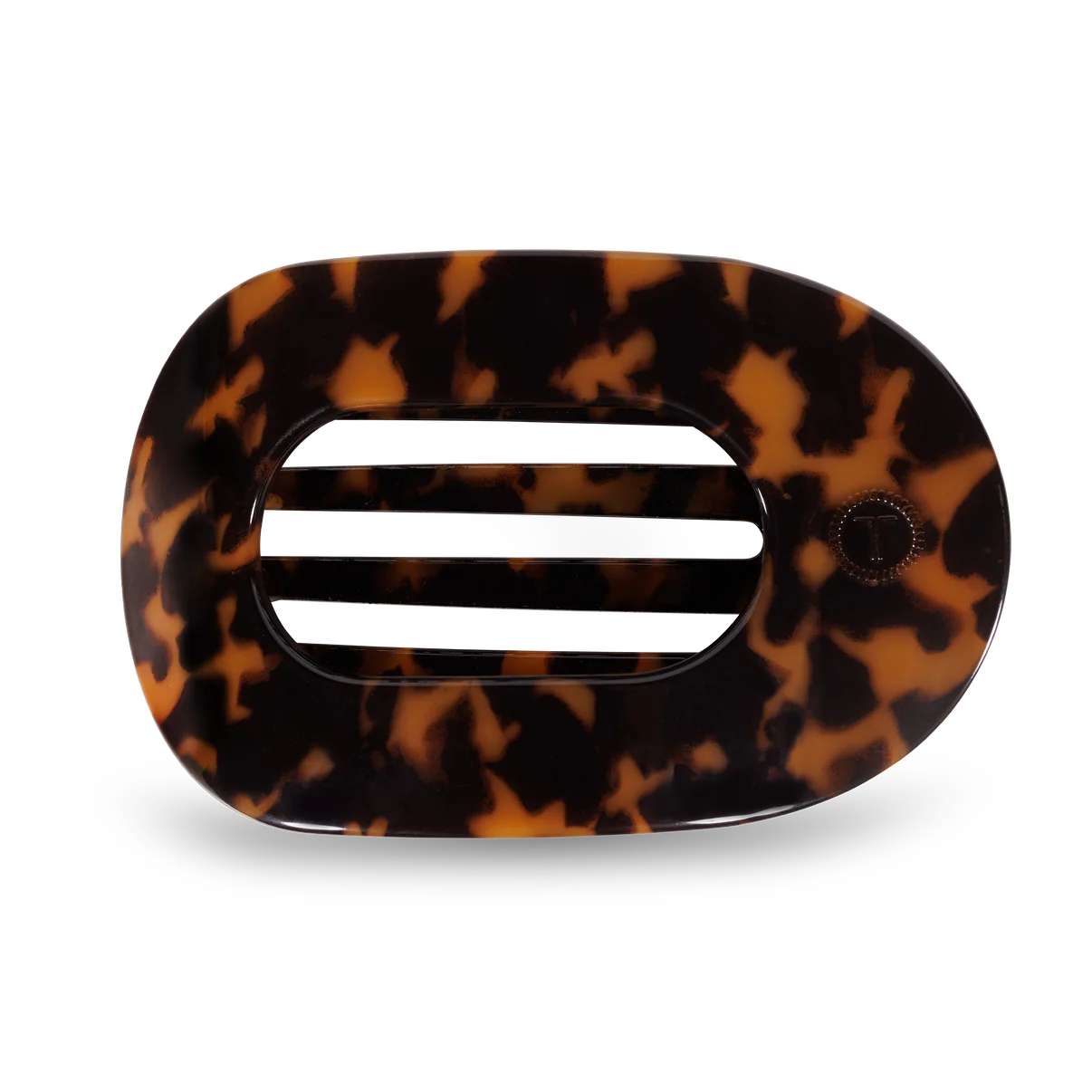 Large Flat Round Teleties Clip