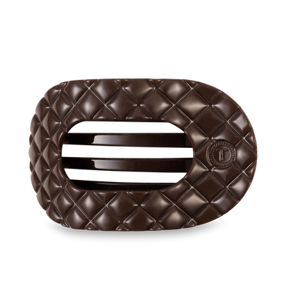 Large Flat Round Teleties Clip
