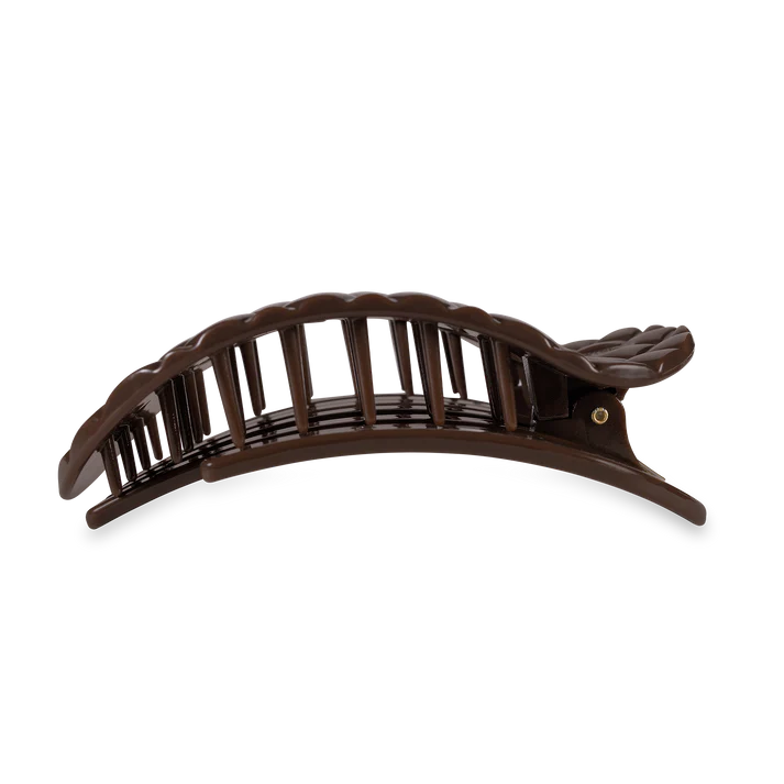 Large Flat Round Teleties Clip