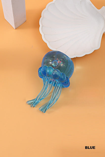 Glitter Jellyfish Squish Toy | Colorful Jelly Squish Fidget Toy