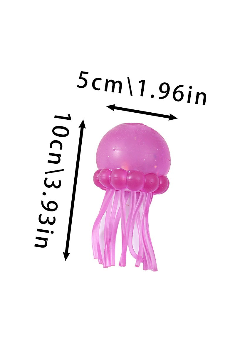 Glitter Jellyfish Squish Toy | Colorful Jelly Squish Fidget Toy