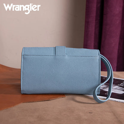 Wrangler Buckle Convertible Wallet – Crossbody, Shoulder, Wristlet