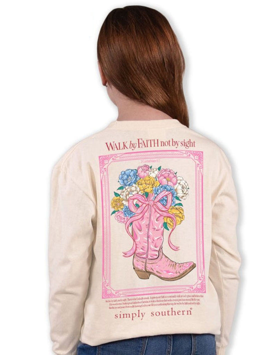 Walk by Faith Simply Southern Long Sleeve T-shirt