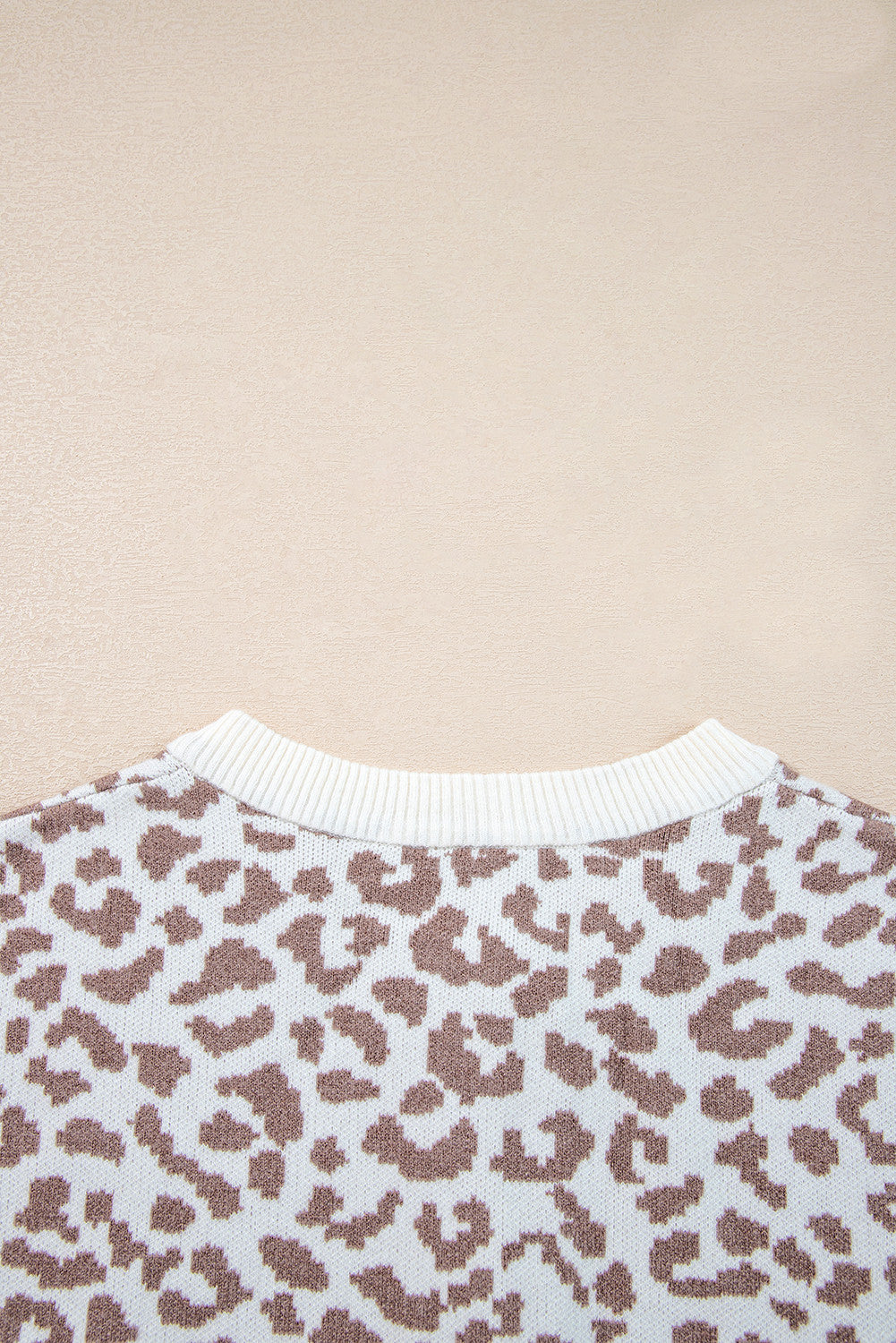 Leopard Knit Button Front Cardigan – Cozy & Chic Style