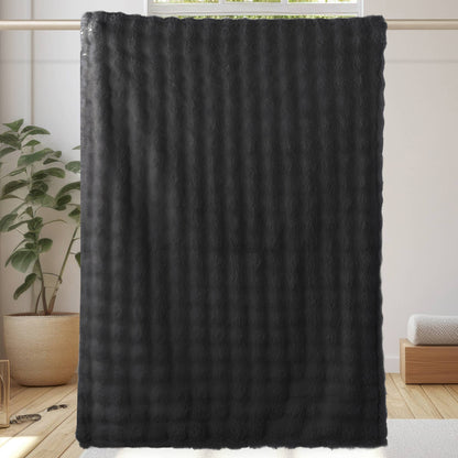 Features:

🖤 Ultra-soft faux fur for a rich, cozy feel
🐻 Plush texture that adds warmth and style
🛋️ Perfect for couches, beds, and layering
✨ Sleek black color for a modern, elevated look
❄️ Ideal for chilly nights and year-round comfort
🎁 Makes a perfect gift (or keep it for yourself 😉)

Size:

50" x 70"

Materials:

Faux fur plush fabric