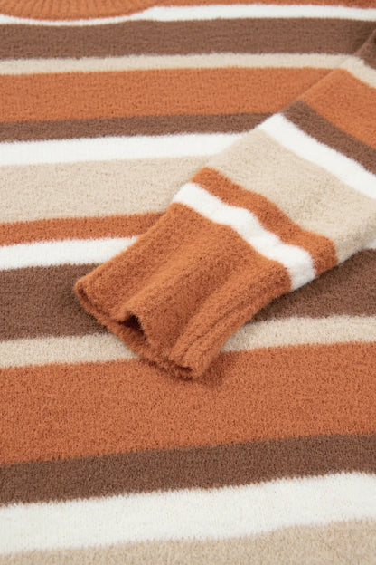 ~PREORDER~ Autumn Latte Stripe Sweater ~PREORDER~
