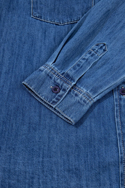 ~PREORDER~ Western Ways Oversized Denim Shirt ~PREORDER~