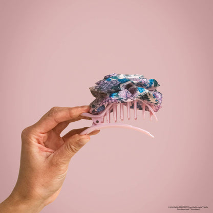 Kitsch x Bridgerton Rosette Flat Cloud Hair Clip – Floral All-Day Hold Claw Clip