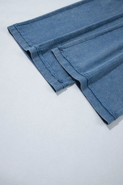 ~PREORDER~ Blue Horizon Mineral Wash Flare Pants ~PREORDER~