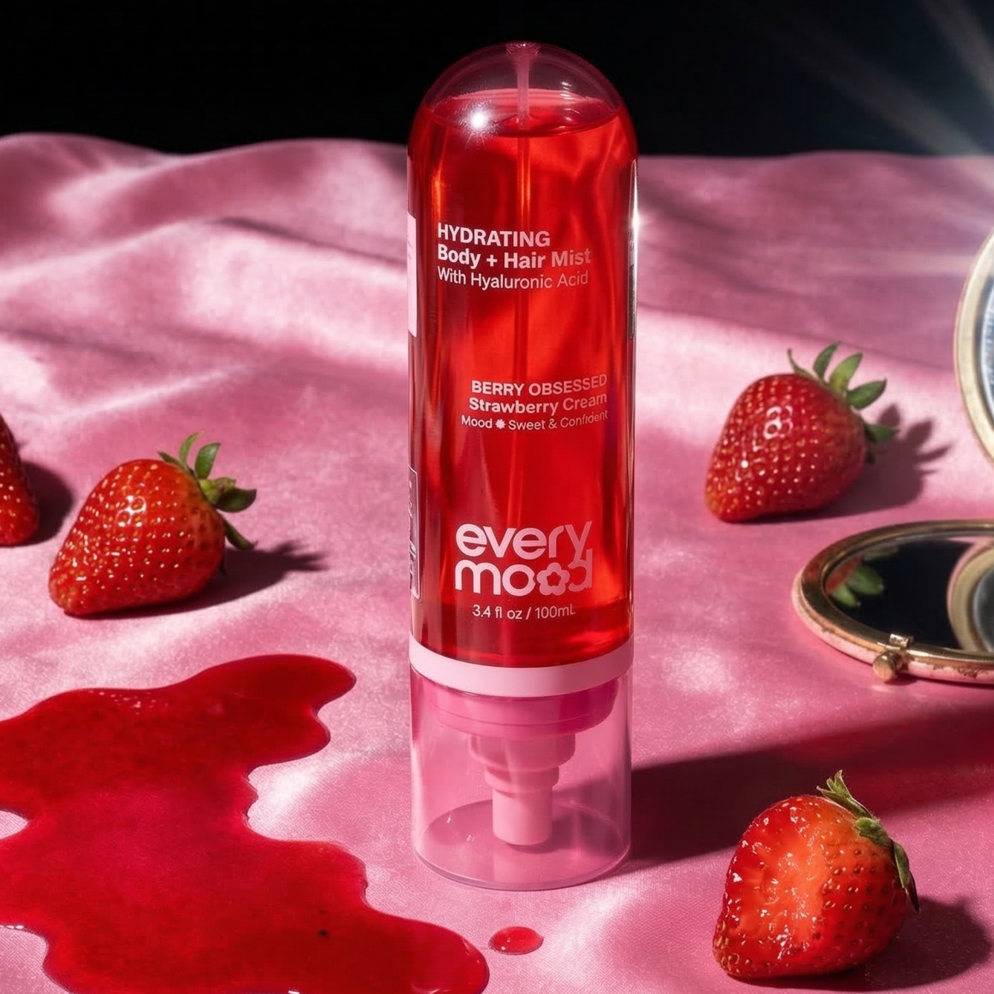 Berry Obsessed Body & Hair Mist | Every Mood Hydrating Mist with Hyaluronic Acid