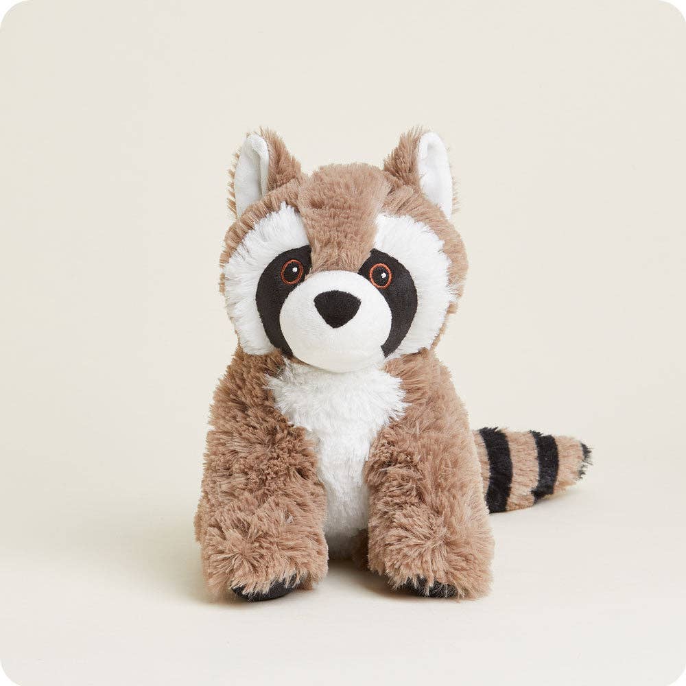Raccoon Warmies Plush – Microwavable Lavender Scented Heating Pad Stuffed Animal for Stress Relief & Comfort