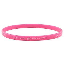 Threads of Faith Fearless Silicone Bracelet Set | 4-Pack Christian Stretch Bracelets