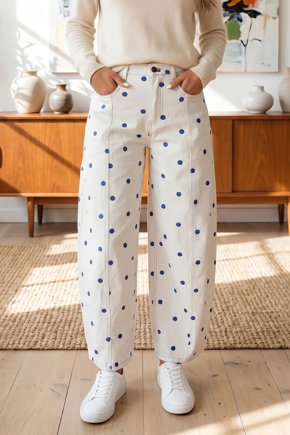 ~PREORDER~ Dot About You Polka Dot Barrel Jeans ~PREORDER~