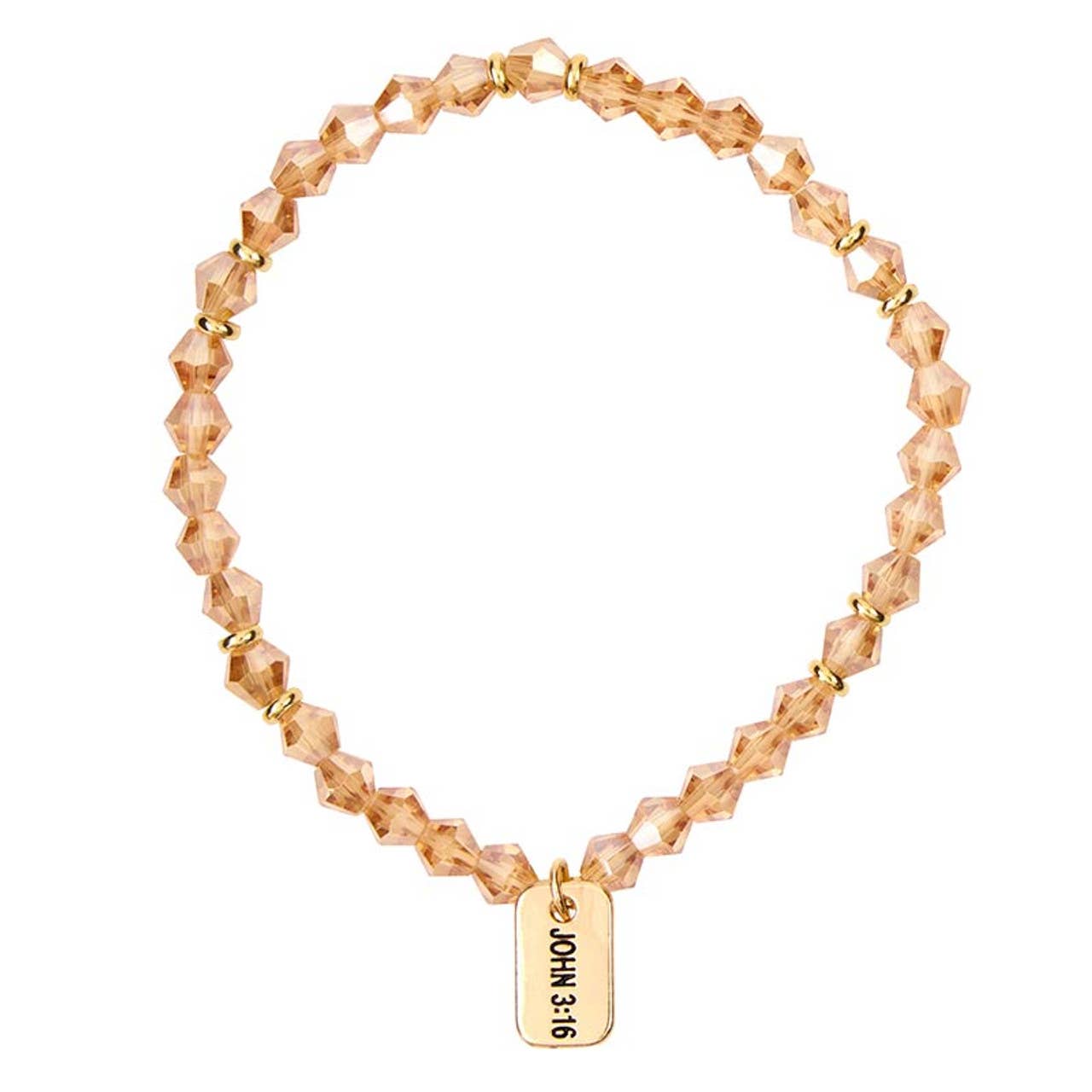 Purposeful Promises Glass Bead Bracelet | Assorted Scripture Bracelet