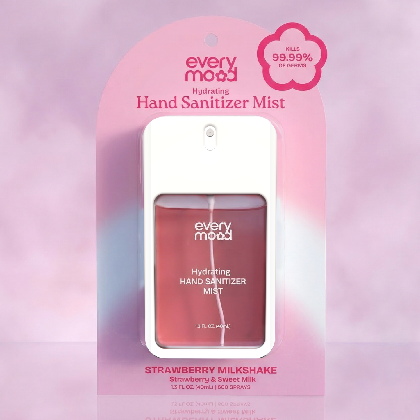 Strawberry Hydrating Hand Sanitizer Mist | Every Mood Scented Hand Sanitizer Spray