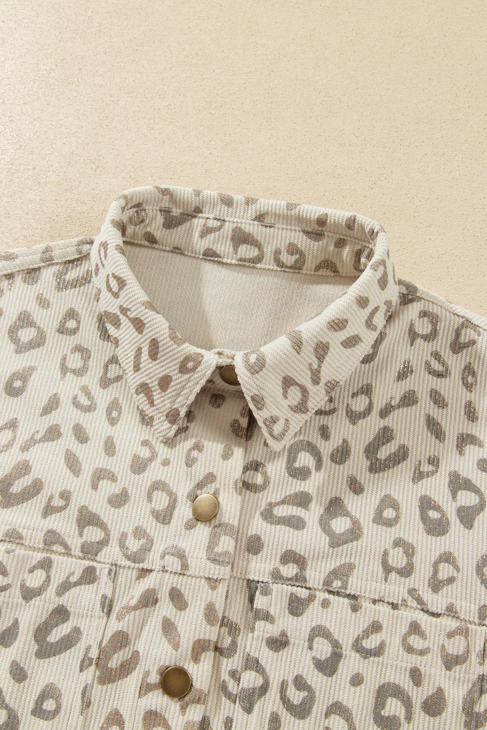 ~PREORDER~ Wildly Neutral Corduroy Leopard Jacket ~PREORDER~