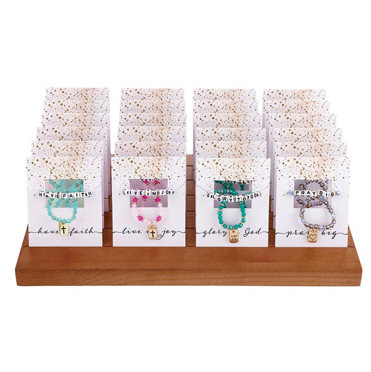 Inspirational Beaded Bracelet | Assorted Scripture Bracelet Gift