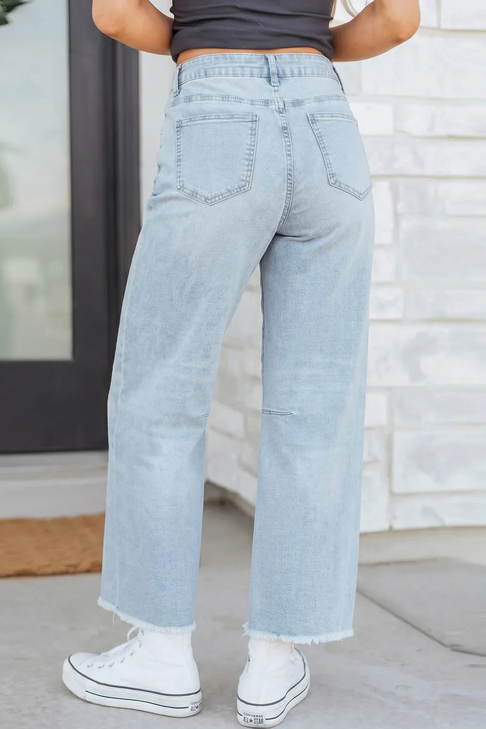 Skyline High Rise Wide Leg Jeans