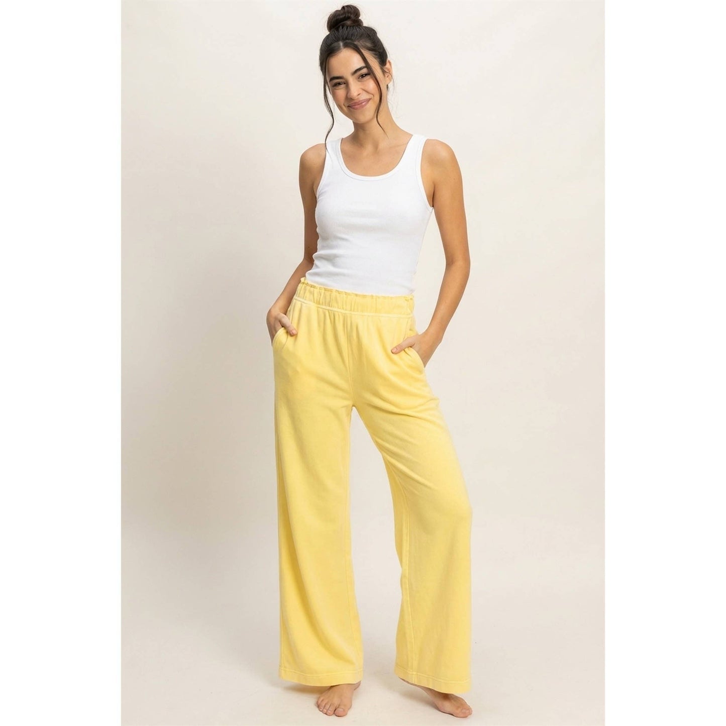 High Waist Flare Pants by Double Zero | Women’s Pull-On Flare Pants