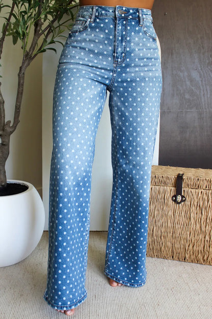 ~PREORDER~ Dot About You High Rise Wide Leg Jeans ~PREORDER~