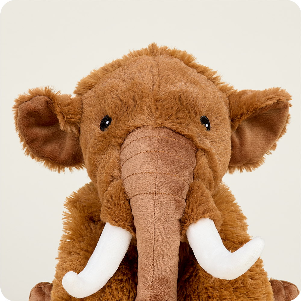 Wooly Mammoth Warmies® Plush | Large 13” Microwavable Lavender Stuffed Animal