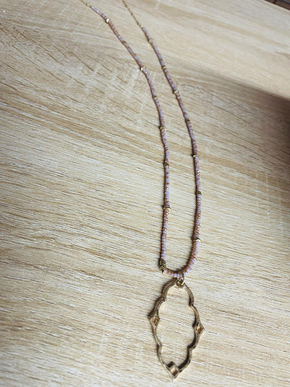 “Dainty Days beaded necklace in pink”

“Elegant black beaded chain necklace from B7 Boutique”

“White subtle beaded necklace, perfect for layering”