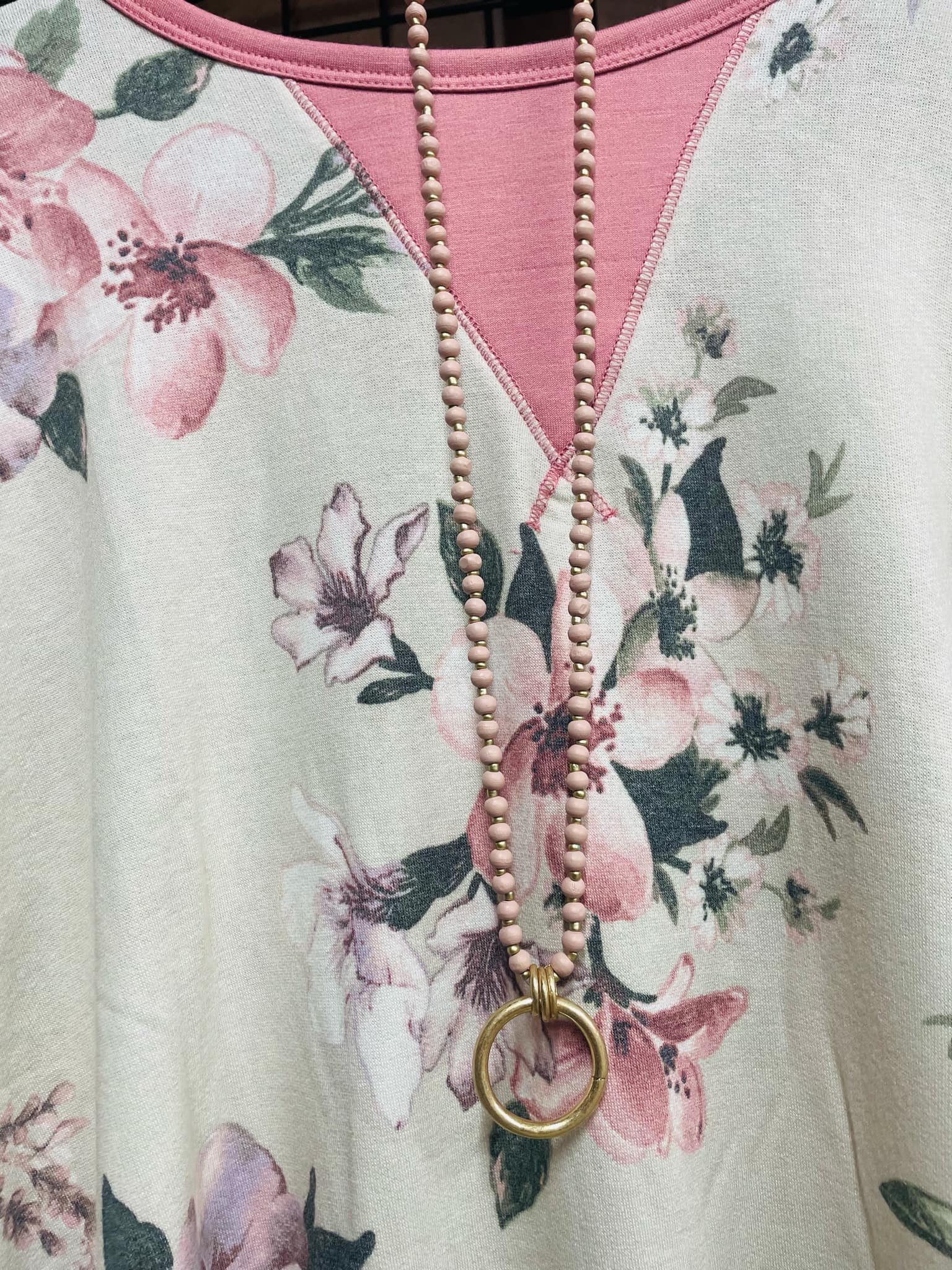 “Basic Beady Necklace with round bead charms on chain”

“Bold statement bead chain necklace from B7 Boutique”

“Chunky bead charm necklace for fashion layering”
