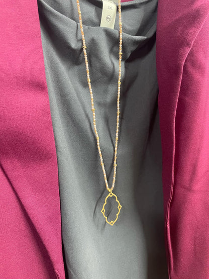 “Dainty Days beaded necklace in pink”

“Elegant black beaded chain necklace from B7 Boutique”

“White subtle beaded necklace, perfect for layering”