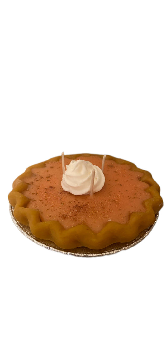 Pumpkin Pie Candle – Dessert Style (5″ / 3-Wick)